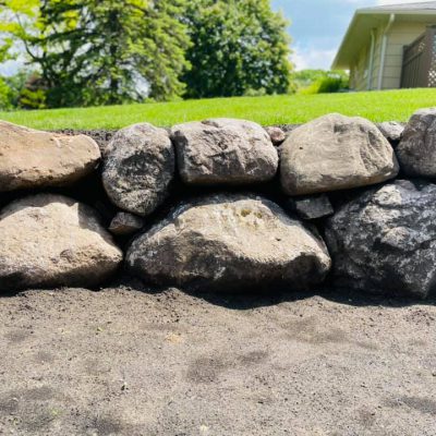 Stone Retaining Wall